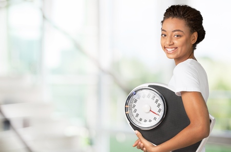 Dieting, Exercising, Weight Scale.の写真素材