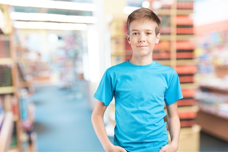 Tablet, school, kid.の写真素材