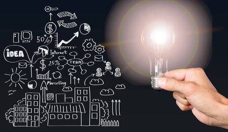 Green, growth, save.の写真素材