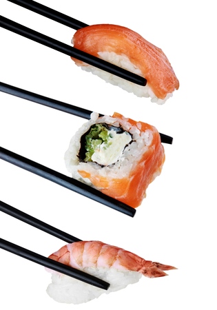 Sushi, Chopsticks, Japanese Culture.の写真素材