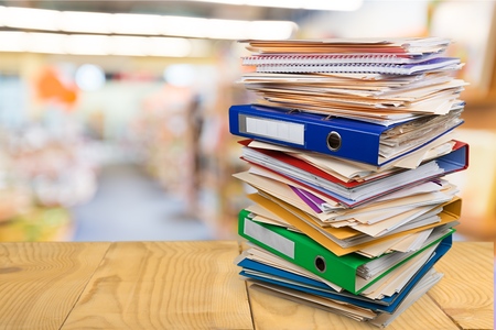 Stack, Paperwork, Paper.の写真素材