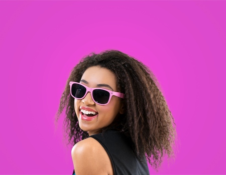 Afro, Women, Disco Dancing.の写真素材