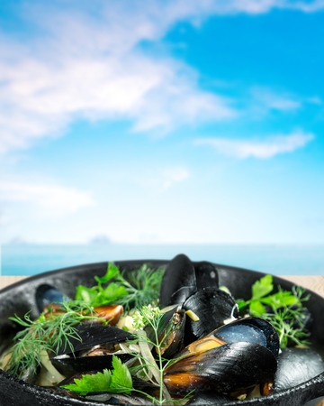 Photo, seafood, outdoor.の写真素材