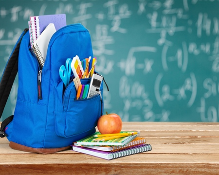 School, bag, rucksack.