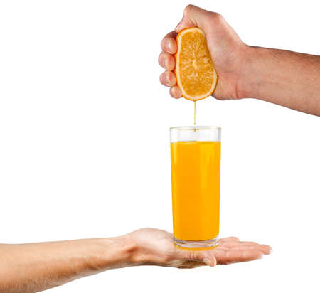 Orange, Crowded, Physical Pressure.の写真素材