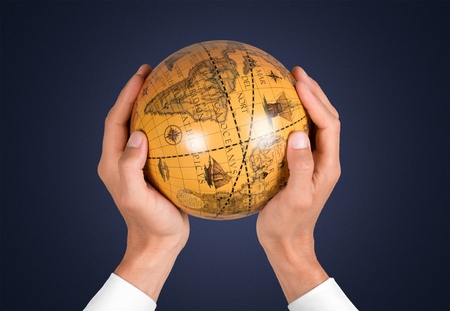 Globe, earth, world.