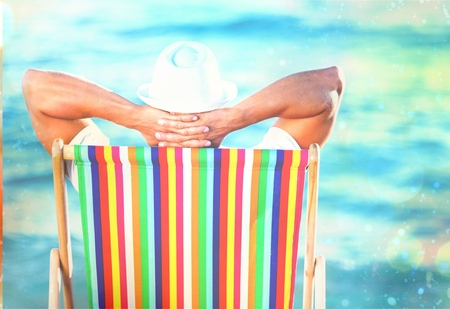 Beach, Men, Retirement.の写真素材