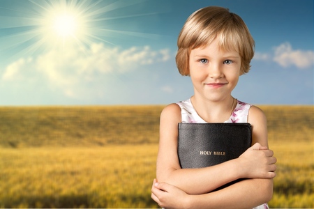 Bible, Child, Christianity.の写真素材