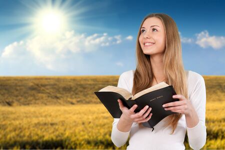 Bible, Praying, Women.