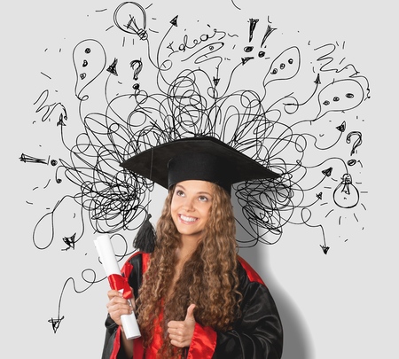 Graduation, Student, College Student.の写真素材