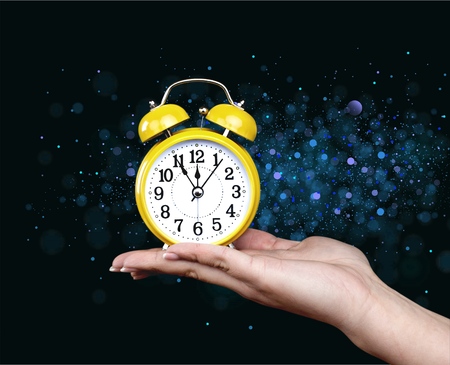 Clock, Time, Orange.