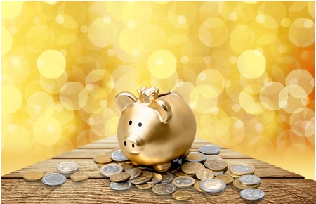 Piggy Bank, Currency, Savings.の写真素材