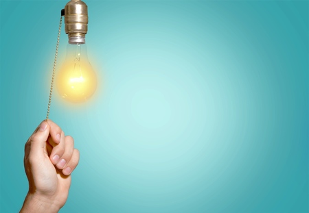 Switch, Light Switch, Light Bulb.の写真素材