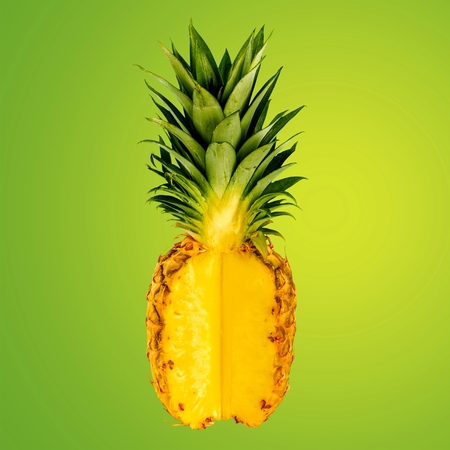 Pineapple, Fruit, Isolated.の写真素材