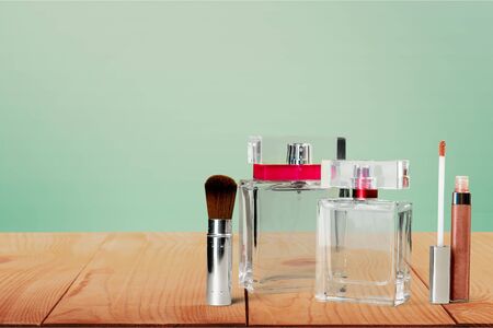 Perfume, Cosmetics, Lipstick.の写真素材