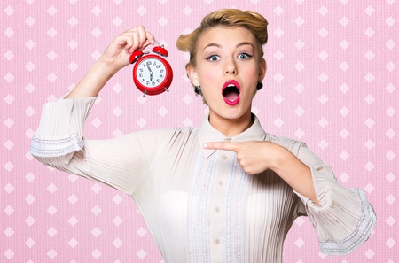 Time, girl, women.