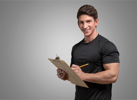 Instructor, Exercising, Coach.の写真素材