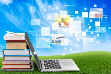 Book, Education, Laptop.