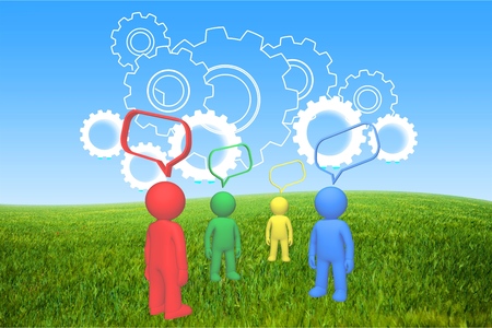Discussion, Talking, Community.