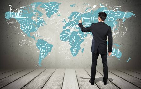 Marketing, research, labyrinth.の写真素材