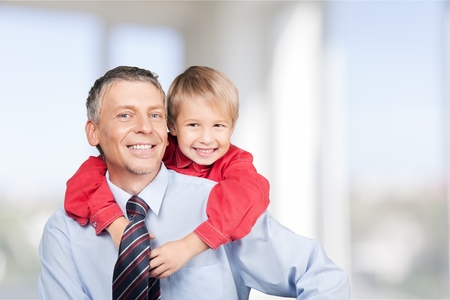 Father, day, son.の写真素材