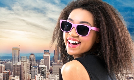 Afro, Women, Disco Dancing.の写真素材