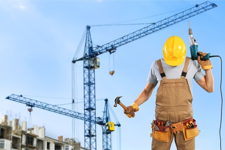 Builder, worker, tool.の写真素材