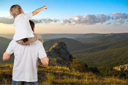 Family, Child, Car.の写真素材