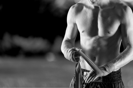 Boxing, Combative Sport, Muscular Build.の写真素材