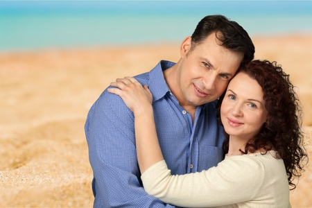 Couple, Heterosexual Couple, Cheerful.の写真素材