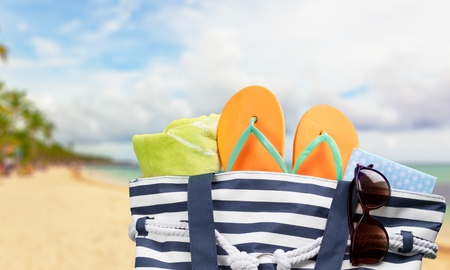 Summer, bag, isolated.の写真素材