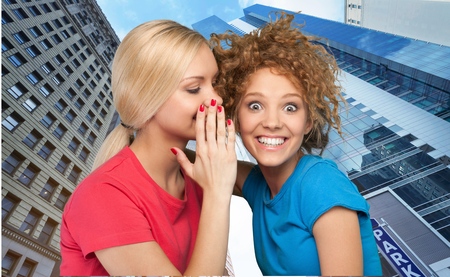 Whispering, Women, Secrecy.
