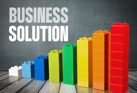 Business solution, result, graph.