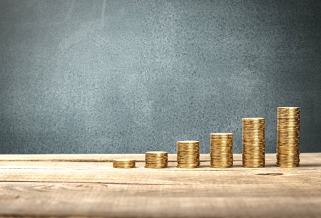 Money, growth, background.の写真素材