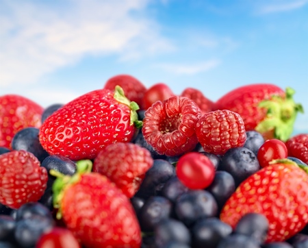 Dessert, closeup, isolated.の写真素材