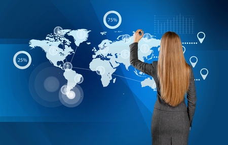 Business, plan, graphic.の写真素材