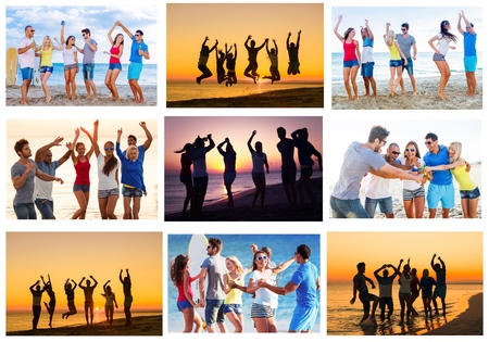 Beach, travel, sun.の写真素材