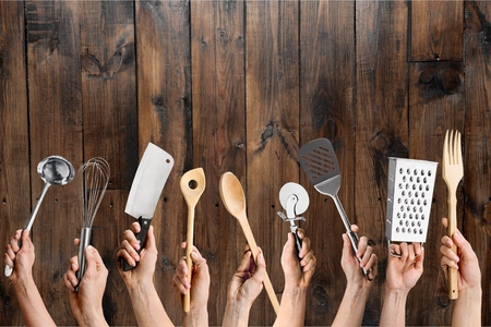 Kitchen, tool, hand.の写真素材