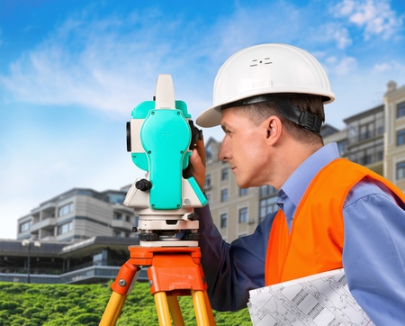 Surveyor, Engineering, Land.の写真素材