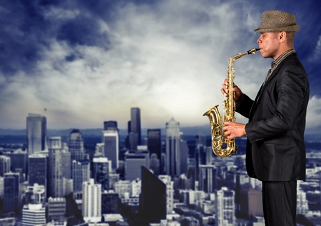 Musician, rock, jazz.の写真素材