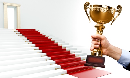 Red Carpet, Door, Carpet.の写真素材