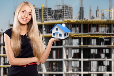 House, Residential Structure, Three-dimensional Shape.の写真素材