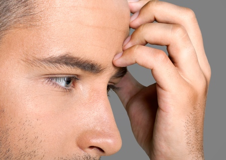 Headache, Pain, Emotional Stress.の写真素材