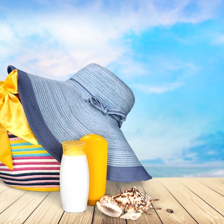 Stuff, beach, outdoor.