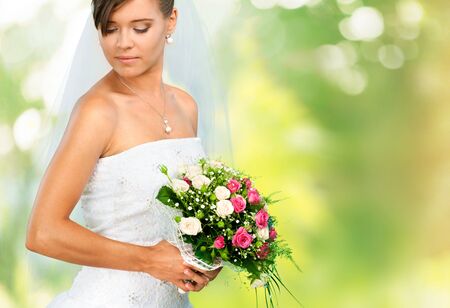 Bride, Wedding, Bouquet.の写真素材