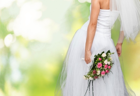 Bride, glasses, woman.の写真素材