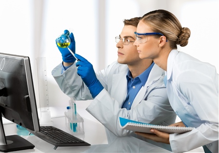 Laboratory, Healthcare And Medicine, Research.の写真素材