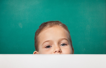 Kid, glasses, vision.の写真素材