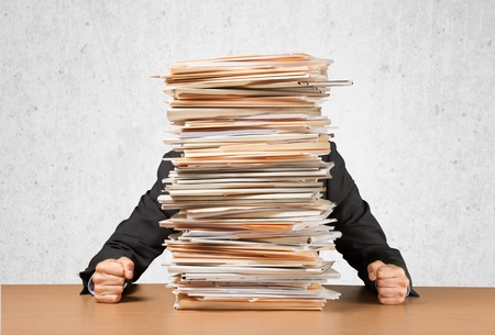 Emotional Stress, Paperwork, Frustration.