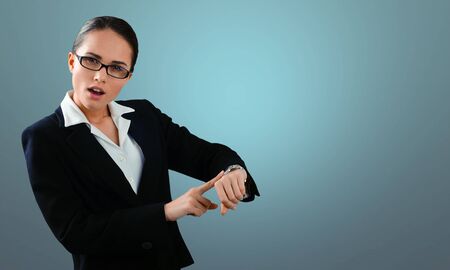 Women, Watch, Business.の写真素材